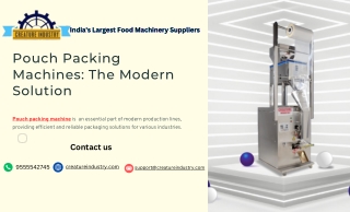 High-Quality Pouch Packing Machine - Efficient & Reliable Packaging Solutions