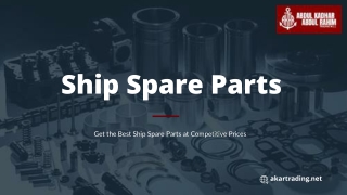Ship Spare Parts