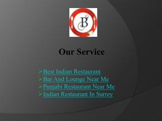 Experience the Best Indian Restaurant at Baba’s Restro-Bar & Lounge
