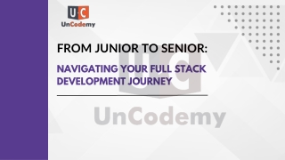 From Junior to Senior Navigating Your Full Stack Development Journey