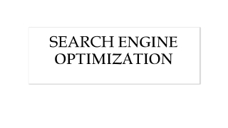 Search Engine Optimization