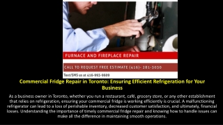 Commercial Fridge Repair in Toronto: Ensuring Efficient Refrigeration for Your B
