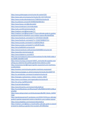 The best garden equipment tools