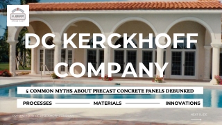 5 Common Myths About Precast Concrete Panels Debunked