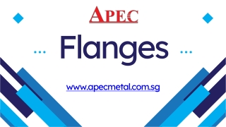 Flanges - www.apecmetal.com.sg
