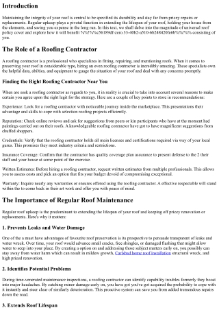 Why Regular Maintenance is Key to Extending Your Roof's Lifespan