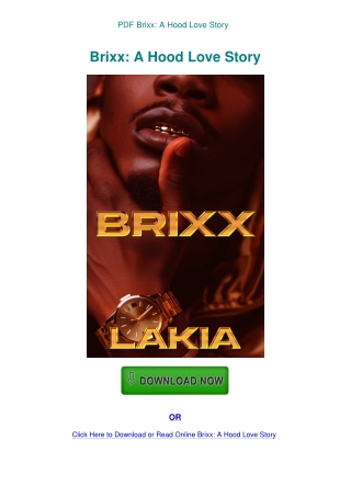 PDF Brixx A Hood Love Story