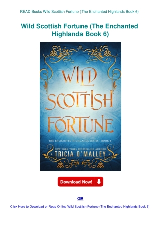 READ Books Wild Scottish Fortune (The Enchanted Highlands Book 6)
