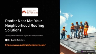 Roofer Near Me
