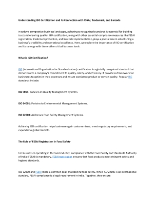 ISO Certification: A Milestone in Quality and Standards