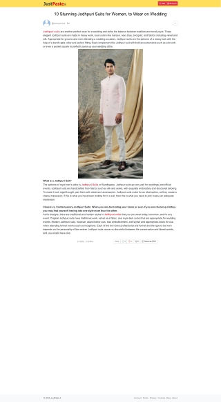 Classic vs. Contemporary Jodhpuri Suits