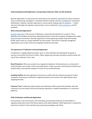 How to Successfully Register Your Barcode: A Step-by-Step Process