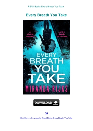 READ Books Every Breath You Take