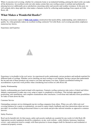 What Makes a Great Roofer? Insights from Experts in Little Rock, AR