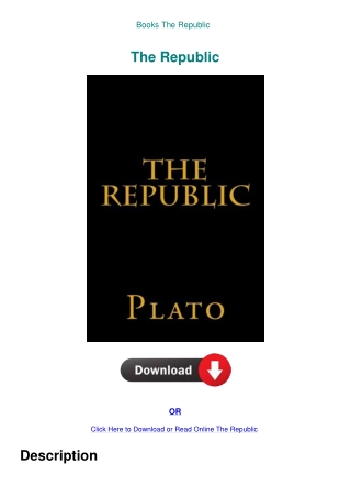 Books The Republic