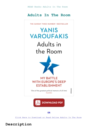 READ Books Adults In The Room