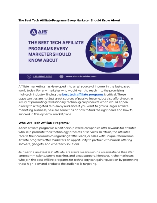 The-Best-Tech-Affiliate-Programs-Every-Marketer-Should-Know-About