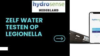 Zelf water testen op legionella