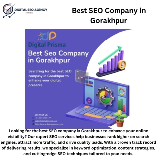 Best SEO Company in Gorakhpur – Boost Your Online Presence