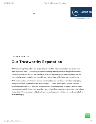 JDA Approved Plots in Jaipur