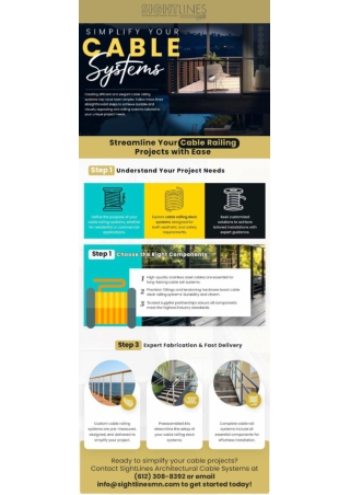 High-Quality Stainless Steel Cable Railing