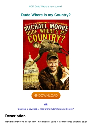[PDF] Dude Where is my Country