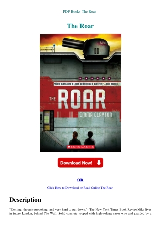 PDF Books The Roar
