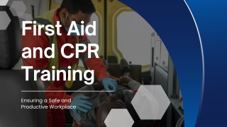 Blue White Professional Modern Safety Training Presentation