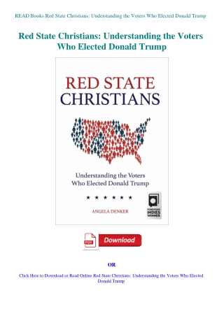 READ Books Red State Christians Understanding the Voters Who Elected Donald Trump