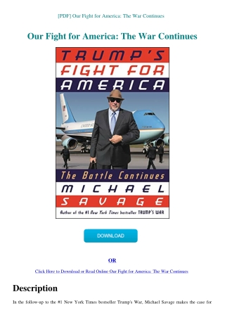 [PDF] Our Fight for America The War Continues