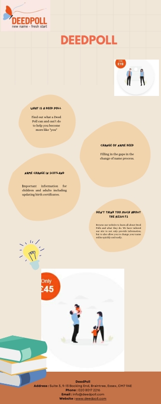 Get the Best Name Change Solution by DeedPoll