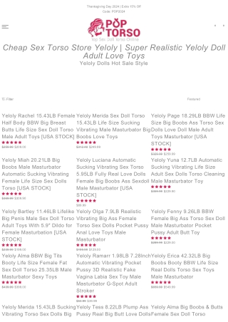 Shop Yeloly Silicone Sex Doll Online