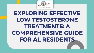 Low testosterone treatment near Allentown