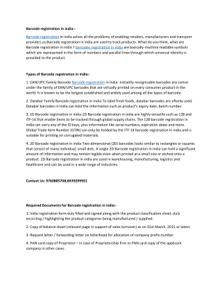 Barcode Registration Simplified: Tips for Quick Approval
