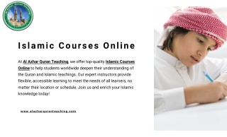 Explore the Best Islamic Courses Online
