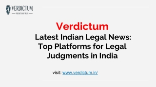 Latest Indian Legal News  Supreme and High Court Latest Updates