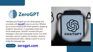 English to German Translation Tool - Powered by ZeroGPT