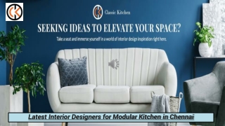 Latest Interior Designers for Modular Kitchen in Chennai