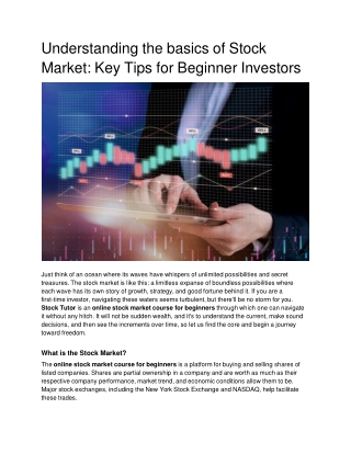Understanding the basics of Stock Market_ Key Tips for Beginner Investors - Google Docs