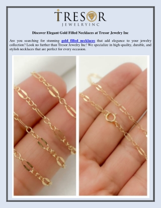 14k gold filled necklaces