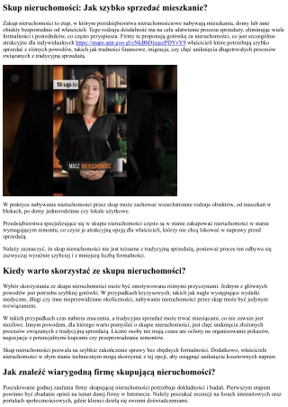Zakup nieruchomości: Jak ekspresowo sprzedać dom?