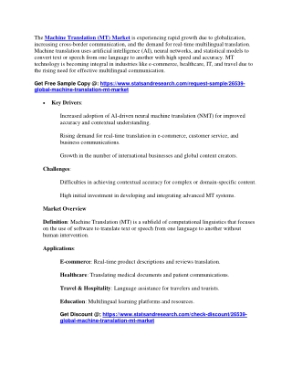 Machine Translation market