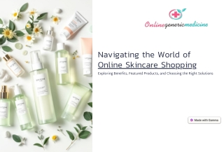 Buy Skin Care Medicines Online