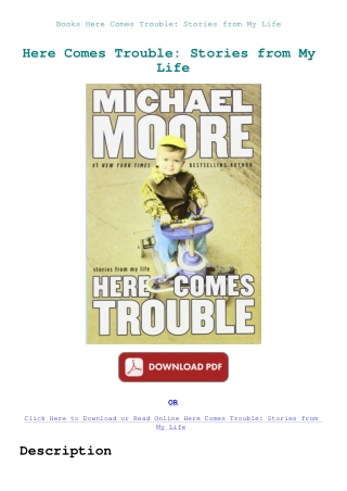 Books Here Comes Trouble Stories from My Life