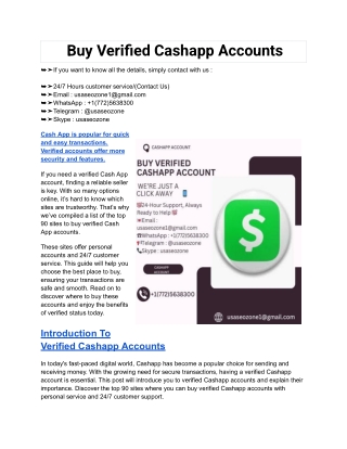 Buy Verified Cashapp Accounts (12)