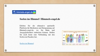 Seelen im Himmel | Himmels-engel.de