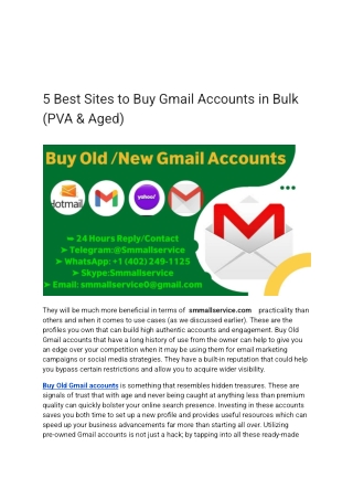 5 Best Sites to Buy Gmail Accounts in Bulk (PVA & Aged) (1)