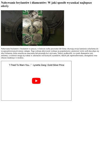 Nabywanie diamentów i diamentów: Jak znaleźć najlepsze oferty