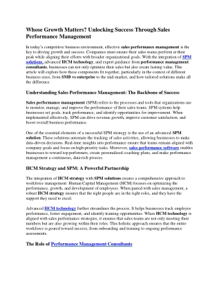 Whose Growth Matters opensymmetry