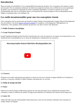 Les outils incontournables pour une éco-conception réussie